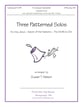 Three Patterned Solos Handbell sheet music cover